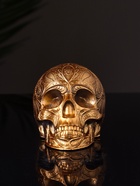 Фигурка гипс «Череп с орнаментом» 6×5×5 см, бронза - Фото 6