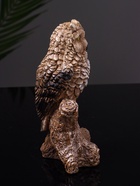 Фигурка гипс «Филин на ветке», 14 см, коричневая 10878506