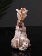 Фигурка гипс «Конь с букетом», 11 см, бежевая - Фото 3