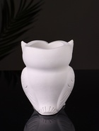 Кашпо гипс «Сова», 10×7 см, натуральный - Фото 4