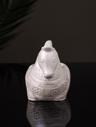 Кашпо гипс «Лошадка с орнаментом», 8×9×6 см, перламутр - Фото 2