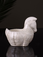 Кашпо гипс «Лошадка с орнаментом», 8×9×6 см, перламутр - Фото 6