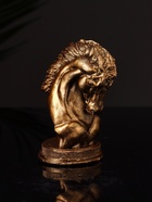 Фигурка гипс «Конь: шахматная фигура», 9×6 см, цвет бронза - Фото 5