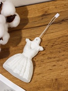 Аромакулон, камея (аромакамень) «Платье», подвеска для эфирных масел, в шкаф, 12×8 см, гипс - Фото 4