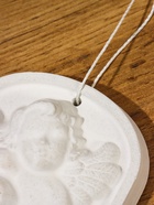 Аромакулон, камея (аромакамень) «Ангел на окошке», подвеска для эфирных масел, в шкаф, 10×8 см, гипс - Фото 5