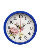 УЦЕНКА Часы настенные интерьерные «Цветы», плавный ход, d-20 см - Фото 1