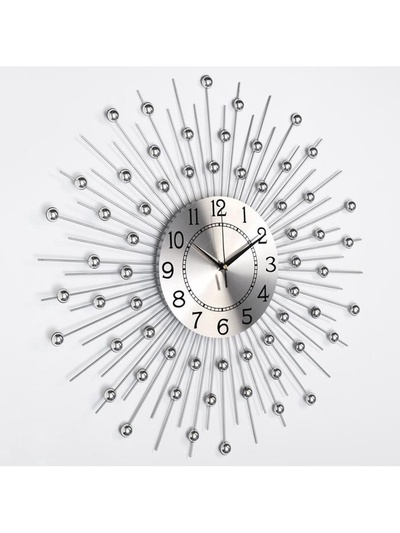 УЦЕНКА Часы настенные интерьерные «Сферы», серия: Ажур, бесшумные, плавный ход, d=58 см, циферблат d=22 см, от батарейки 1хАА