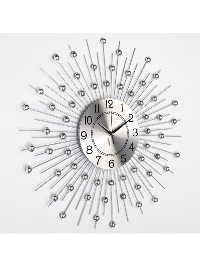 УЦЕНКА Часы настенные интерьерные «Сферы», серия: Ажур, бесшумные, плавный ход, d=58 см, циферблат d=22 см, от батарейки 1хАА - Фото 1