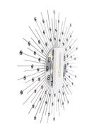 УЦЕНКА Часы настенные интерьерные «Сферы», серия: Ажур, бесшумные, плавный ход, d=58 см, циферблат d=22 см, от батарейки 1хАА - Фото 3