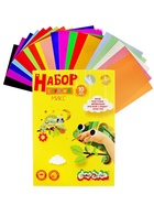 Картон цветной А4, 20 листов, 20 цветов «Каляка-Маляка», 210 г/м², в папке - Фото 2