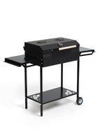 Мангал GrilMe MAX, 115×35×83 см, сталь 2 мм, термометр, 2 полки, колёса - Фото 1