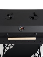 Мангал GrilMe MAX, 115×35×83 см, сталь 2 мм, термометр, 2 полки, колёса - Фото 13