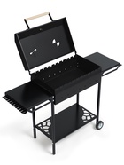 Мангал GrilMe MAX, 115×35×83 см, сталь 2 мм, термометр, 2 полки, колёса - Фото 4