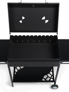 Мангал GrilMe MAX, 115×35×83 см, сталь 2 мм, термометр, 2 полки, колёса - Фото 5