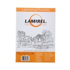 Пленка для ламинирования A4 216х303 мм, 100 мкм, 100 штук, глянцевые, Lamirel - фото 8409967