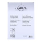Пленка для ламинирования A4 216х303 мм, 100 мкм, 100 штук, глянцевые, Lamirel - Фото 2