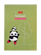 Блокнот А6, 24 листа в клетку на скобе, Hatber «Весёлые хвостики», обложка мелованная бумага, Микс 10881867