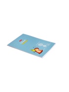 Блокнот А6, 24 листа в клетку на скобе, Hatber «Весёлые хвостики», обложка мелованная бумага, Микс 10881867