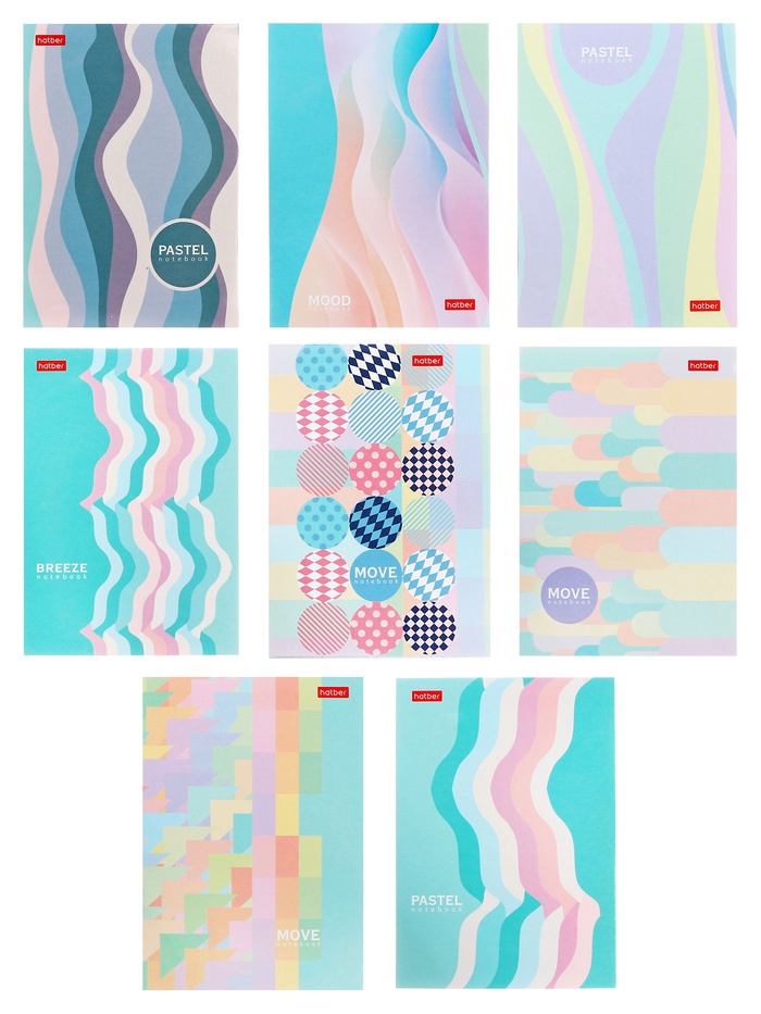 Блокнот Hatber «Нежность», А6, 24 листа, на скобе, обложка из мелованной бумаги, глянцевая ламинация, блок офсет, МИКС - Фото 1