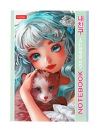 Блокнот А6, 32 листа в клетку на скобе Hatber «Милый друг», обложка мелованная бумага, глянцевая ламинация, блок офсет, МИКС 8 видов - Фото 8