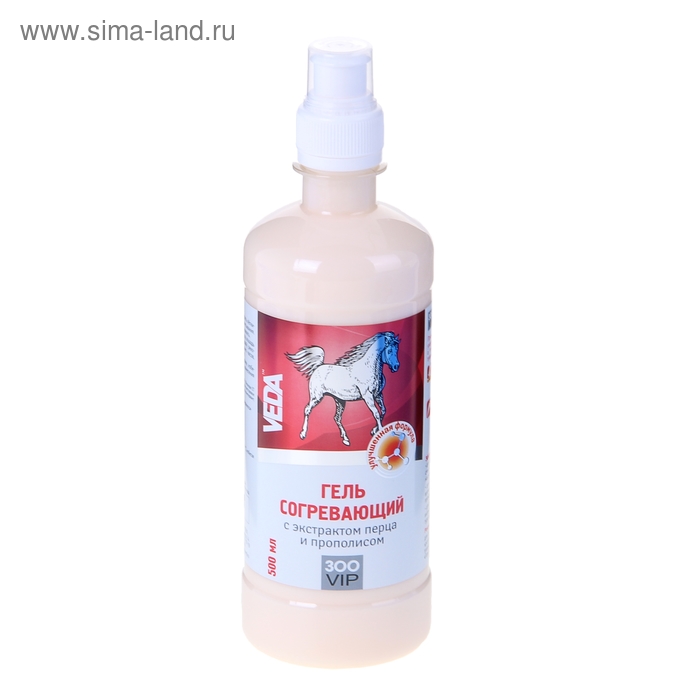 Гель согревающий с экстрактом перца и прополиса "ЗооVIP", 500 мл - Фото 1