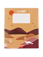 Тетрадь 24 листов в клетку, Hatber «Наивные пейзажи», обложка мелованный картон, МИКС 10881885