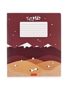 Тетрадь 24 листов в клетку, Hatber «Наивные пейзажи», обложка мелованный картон, МИКС 10881885