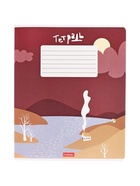 Тетрадь 24 листов в клетку, Hatber «Наивные пейзажи», обложка мелованный картон, МИКС 10881885