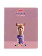 Тетрадь 48 листов в клетку Hatber ALPACA, обложка мелованный картон, скруглённые углы, ламинация Soft-touch, блок офсет 60-65 г/м², МИКС 5 видов 10881894 - фото 4696602