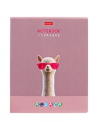 Тетрадь 48 листов в клетку Hatber ALPACA, обложка мелованный картон, скруглённые углы, ламинация Soft-touch, блок офсет 60-65 г/м², МИКС 5 видов 10881894 - фото 4696604