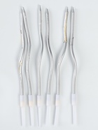 УЦЕНКА Свечи для торта «Серпантин» 6 шт., коктейльные, серебристые - Фото 1