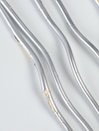 УЦЕНКА Свечи для торта «Серпантин» 6 шт., коктейльные, серебристые - Фото 3