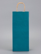 Пакет крафт под бутылку, Морская волна , 14 х 8 х 32 см 10884755