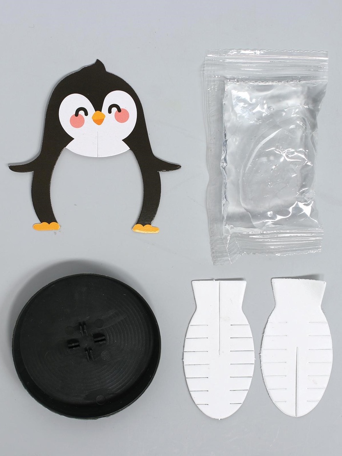 УЦЕНКА ЭВРИКИ Набор для опытов «Веселые кристаллы», пингвин - Фото 1