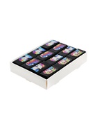 Ластик, термопластичная резина, 46×25×9 мм, черный с дизайном, МИКС - Фото 3