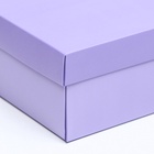 Коробка складная «Лавандовая», 21?15?7 см (комплект 4 шт) - фото 39013519