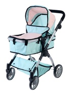 Коляска для кукол универсальная «Нежность», с корзиной, металлический каркас - Фото 4