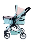 Коляска для кукол универсальная «Нежность», с корзиной, металлический каркас - Фото 6