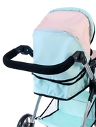 Коляска для кукол универсальная «Нежность», с корзиной, металлический каркас - Фото 8