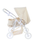 Коляска для кукол универсальная, с переноской, с корзиной, металлический каркас - Фото 6