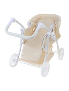 Коляска для кукол универсальная, с переноской, с корзиной, металлический каркас - Фото 9