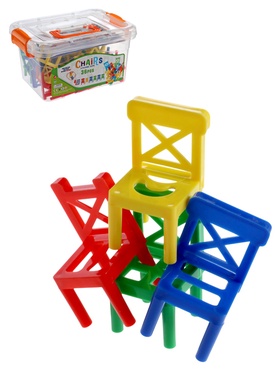 Настольная игра «Баланс стулья», 36 стульев, 1-8 игроков, 3+