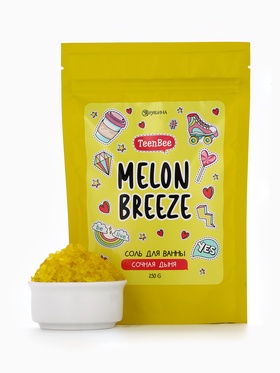 Соль для ванны, аромат дыни 250 г, TEEN BEE