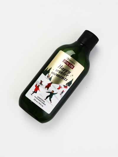Шампунь для волос Creamy coconut snowball, 300 мл, аромат: кокосовый снежок, Ural Lab Winter Melody