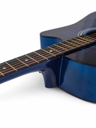 УЦЕНКА Акустическая гитара Music Life QD-H38Q-hw, синяя - Фото 3
