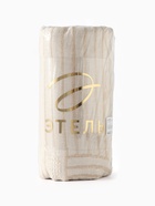 Плед Этель Cotton 150*240см, цв. бежевый, 100% хлопок - фото 14820380