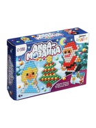 Аквамозаика с декорациями «Дед Мороз и Снегурочка», 3 трафарета, 312 шариков - Фото 4