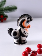 Фигурка фарфор гжель «Конь глядит», 9×7×3.5 см, цветной - фото 6419779