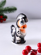 Фигурка фарфор гжель «Конь глядит», 9×7×3.5 см, цветной - фото 6934635