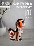 Фигурка фарфор гжель «Конь Буян», 7.5×6×3 см, цветной - Фото 1